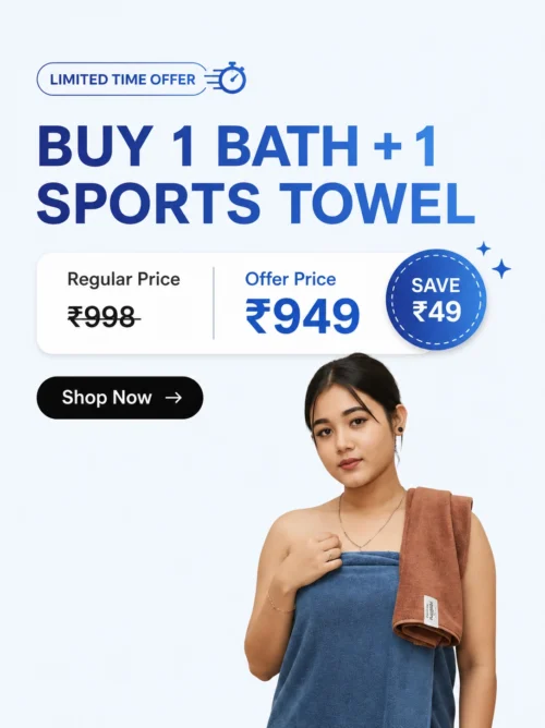 Select Bath + Sports Towel Combo